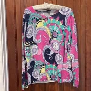 Talbots Multicolor Paisley Blouse